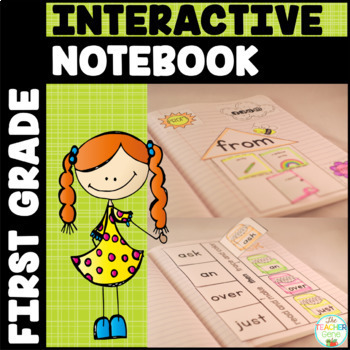 Preview of Sight Word Interactive Notebook Bundle First Grade List