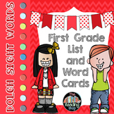 Dolch First Grade Sight Word List and Word Cards