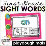 First Grade Sight Word Playdough Mats Fine Motor Activities