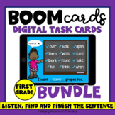First Grade Sight Word Sentences Boom Cards BUNDLE