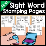 First Grade Literacy Centers with Stamps {41 words from 1s