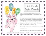 First Grade Sight Words