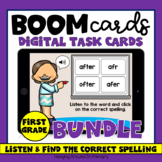 First Grade Sight Words | Listen and Find Boom Cards BUNDLE