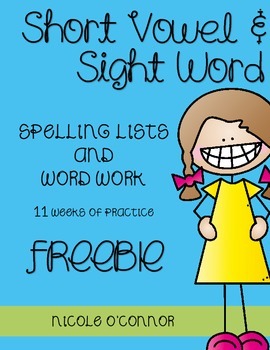 Preview of First Grade Sight Words and Phonics Spelling Practice {Set 1}