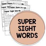 First Grade Sight Words for the Year! | Journeys Curriculum
