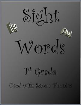 saxon phonics sight word list kindergarten