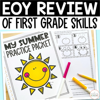 Preview of Summer Packet or End of Year Review of First Grade Reading and Math Standards