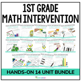 First Grade Small Group Math Intervention Lessons | Full Y