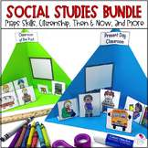 Social Studies Bundle Map Skills, Continents & Oceans, Cit