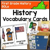 First Grade History & Social Studies Vocabulary Virginia S