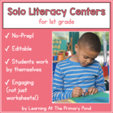 First Grade Solo Literacy Centers
