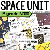 First Grade Space Unit on Sun Moon and Stars Aligned With 
