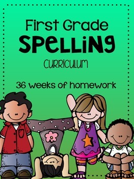 First Grade Spelling Curriculum FULL YEAR by Sarah O'Connor | TPT