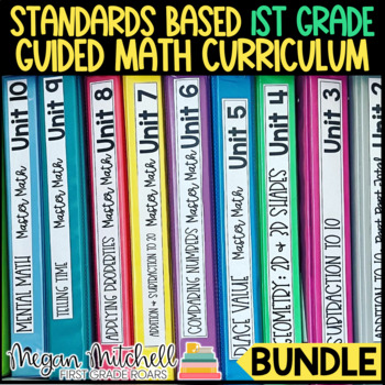 Preview of First Grade Standards Based Master Math Curriculum