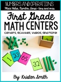 First Grade Standards Based Math Centers: Place Value and 
