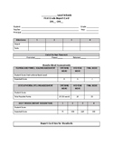 First Grade Standards Based Report Card Common Core