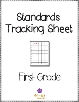 Preview of 1st Grade Standards Tracking Sheet