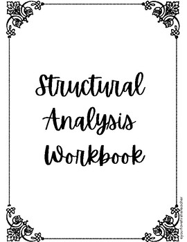 Preview of First Grade Structural Analysis/Grammar Skill Workbook