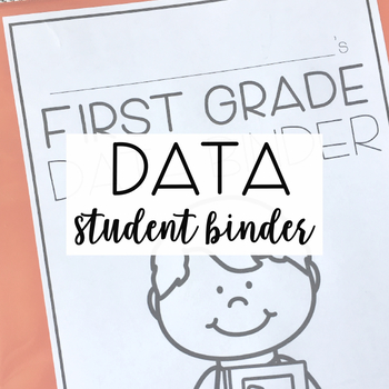 Preview of First Grade Student Data Binder: COMMON CORE