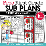 First Grade Sub Plans / Emergency Sub Plans – Free Sampler