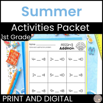 Preview of First Grade Summer Activities Packet