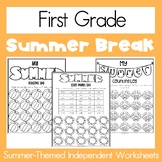First Grade Summer End of the Year Activities