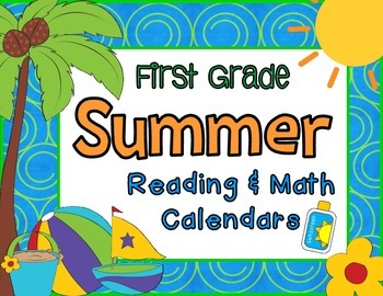 Preview of First Grade Summer Learning Packet