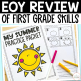 First Grade Skills Review Worksheets - For End-of-Year Pac