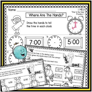 telling time 1st grade by frogs fairies and lesson plans tpt