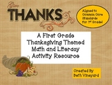 Thanksgiving Literacy & Math Common Core