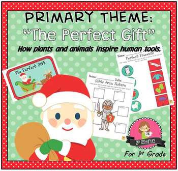 Preview of First Grade STEAM Theme - The Perfect Gift