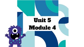 Preview of First Grade Unit 5 Module 4 Math Slides