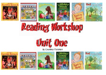 Preview of First Grade Unit One Reading Workshop Smartnotebook Lessons