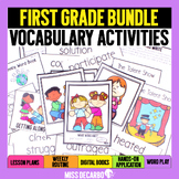 First Grade Vocabulary Curriculum YEAR-LONG BUNDLE