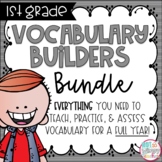 First Grade Vocabulary FULL YEAR Bundle