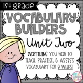First Grade Vocabulary Word Builders Unit 2