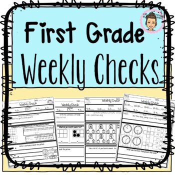 Preview of First Grade Morning Work- Weekly Spiral- Morning Work or Homework