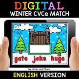 Winter Digital CVCe Word Work for Google Classroom 2 - Dis