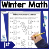 First Grade Winter Math Worksheets