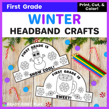 Snowman Hat Craft Christmas Headband Winter Crown Coloring Activities Build  Art