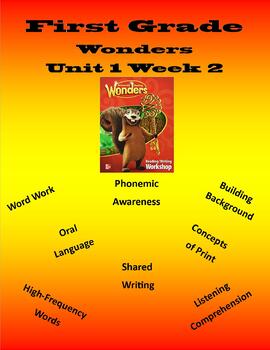 Preview of First Grade Wonders Unit 1 Week 2