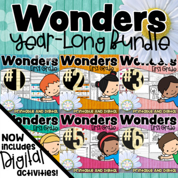 Preview of First Grade Wonders Year Long BUNDLE