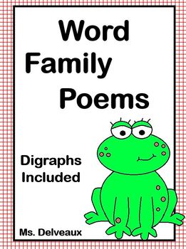 Preview of Word Family Poems - First Grade Edition