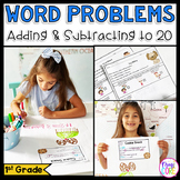 Addition & Subtraction Word Problems within 20 1st Grade W