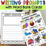 FREE Differentiated Writing Prompts with Word Bank and Pic