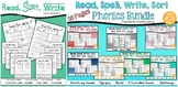 Picture and Word Sort Phonics Activities and Worksheets ME