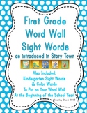 First Grade Word Wall Sight Word Cards and Checklists (to 