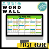 First Grade Word Wall with Audio -- UDL Strategy