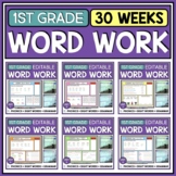 First Grade Word Work Activities And Phonics Games For The Year