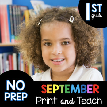 Preview of First Grade Worksheets - September Morning Work - Bell Ringers